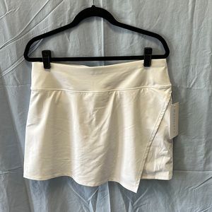 Athleta Volley Skort white, size L, new with tags, never worn